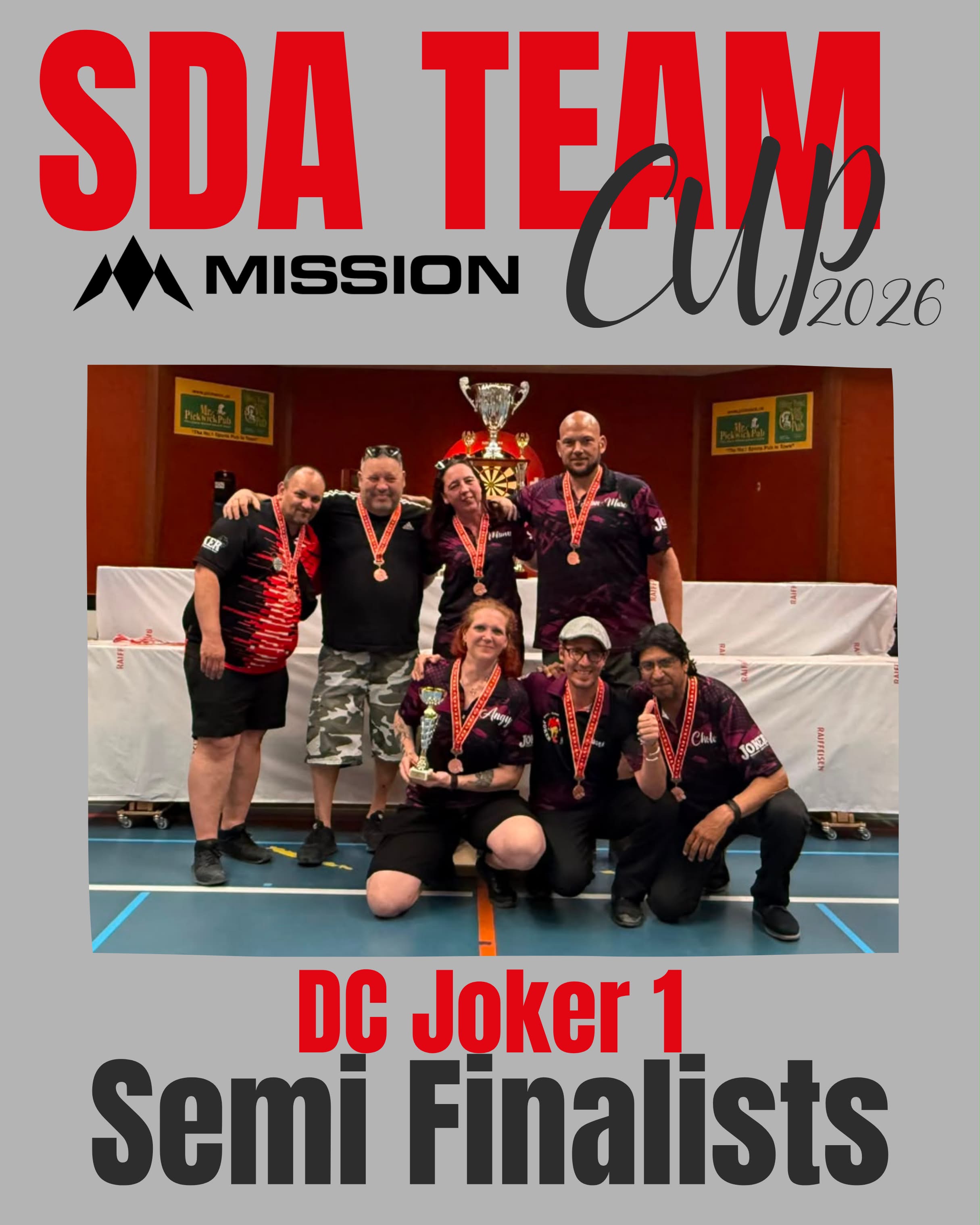 SDA Team Cup 2026: Halbfinalisten Chamer Bären und Joker